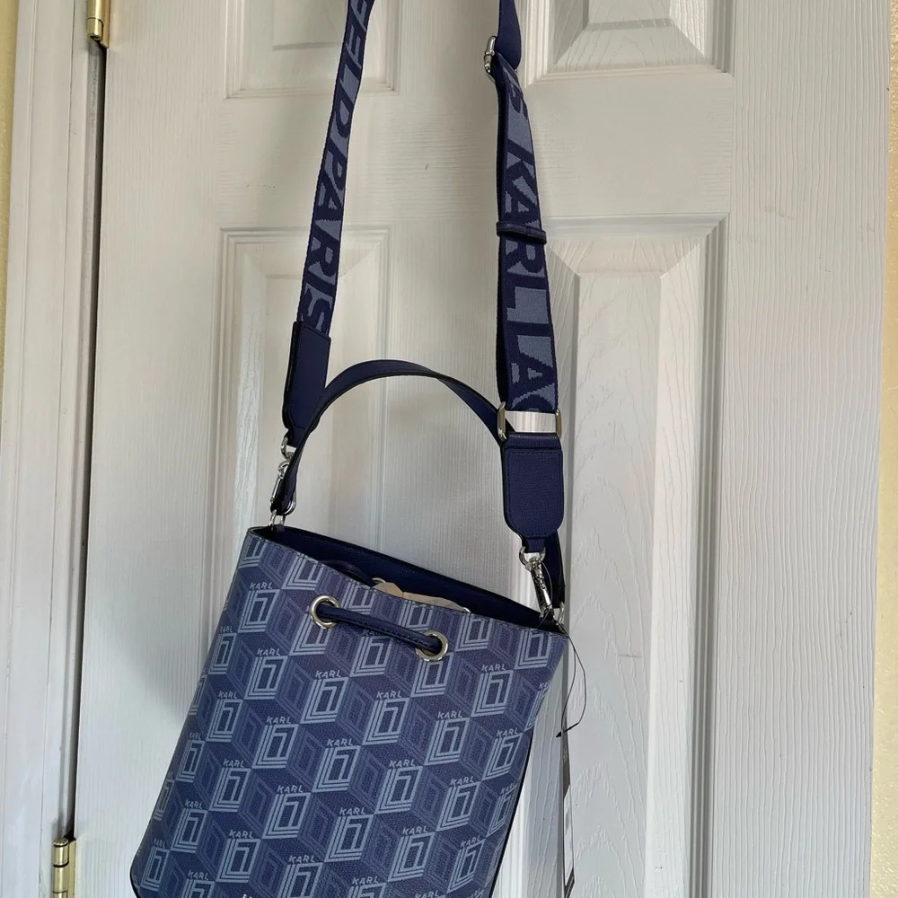 Karl Lagerfeld Indigo Shoulder Bag NWT